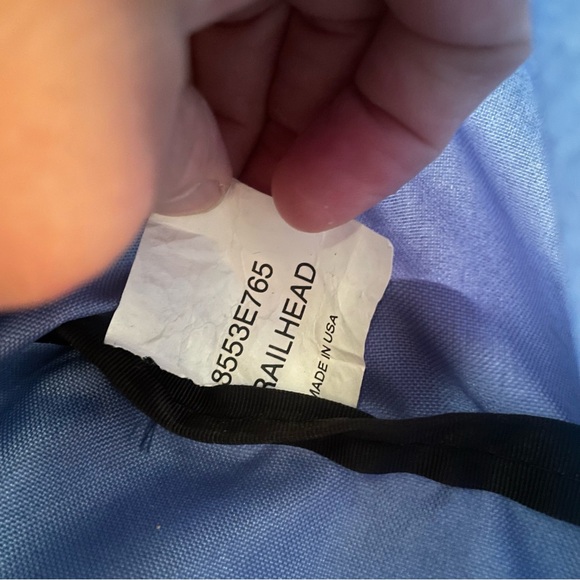 Coleman Peak 1 External Frame hip belt Backpack Blue Zip Pockets Nylon-USA Made - Picture 8 of 11